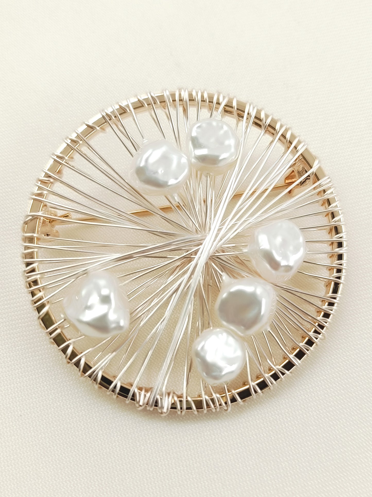 Masozi Golden Men's Brooch