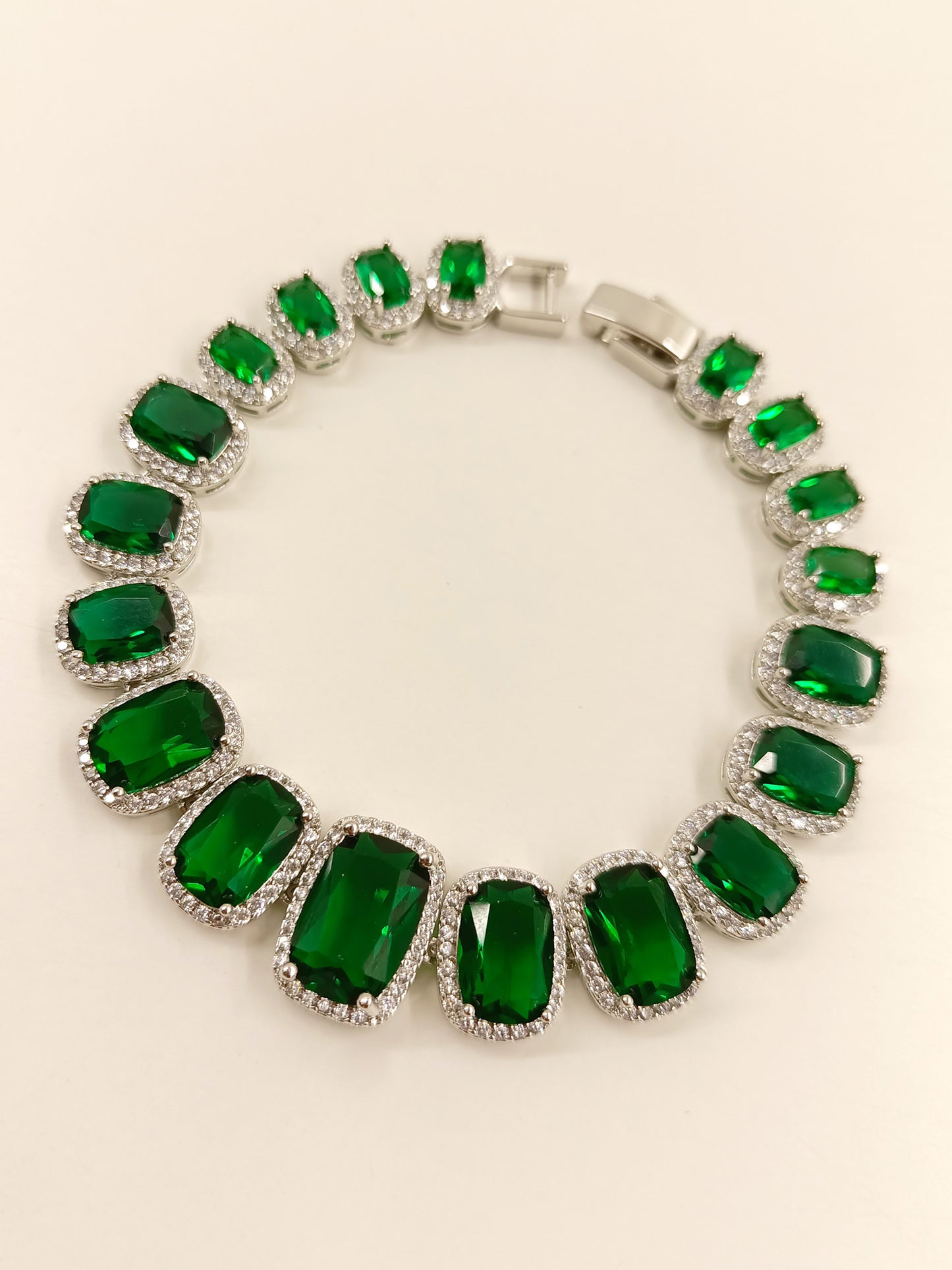 Sameera Green American Diamond Bracelet