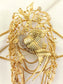 Lavi Golden Antique Bird Armlet