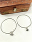 Yagvi Oxidized Silver Anklet Pair