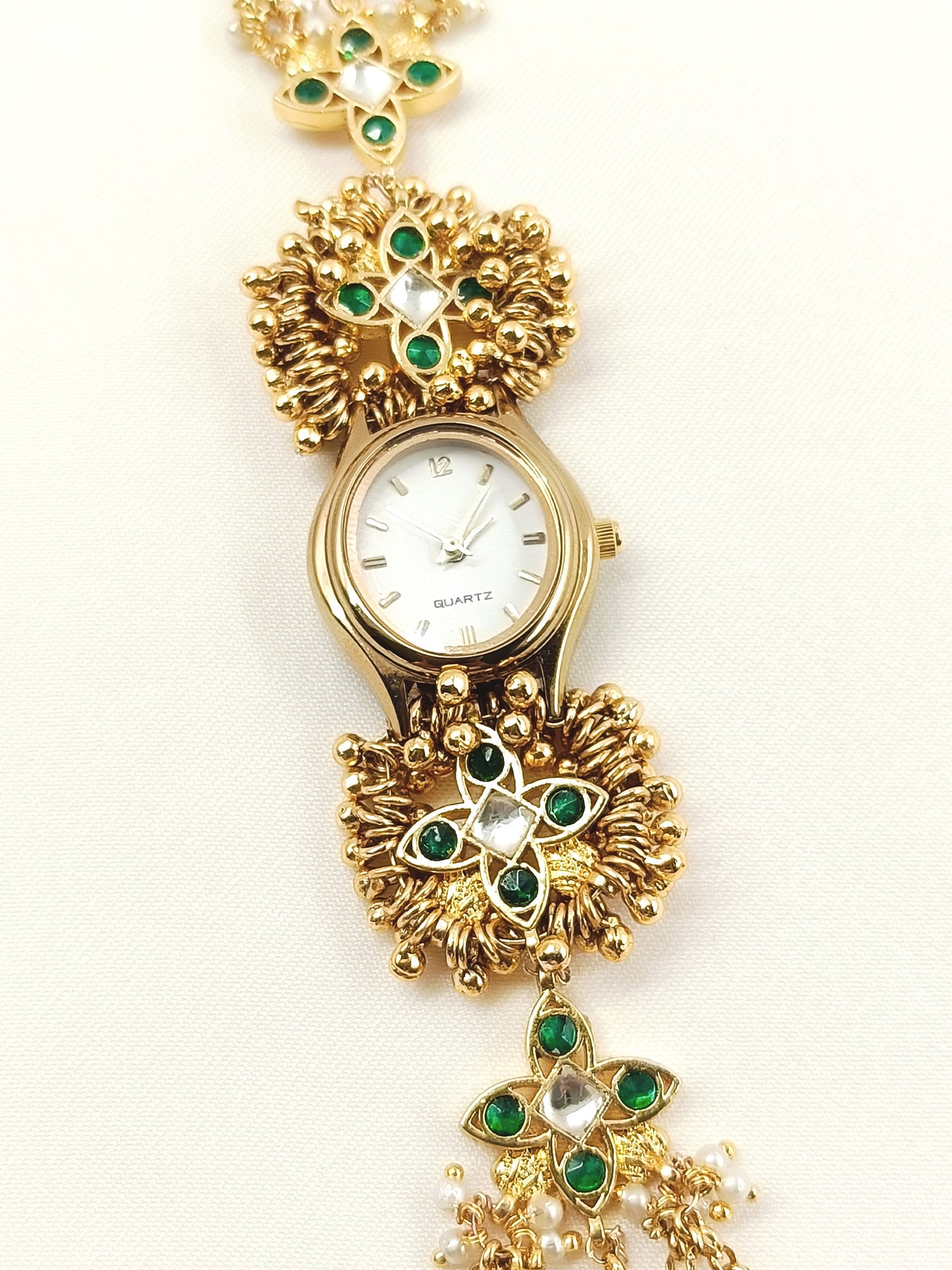 Shiza's Paachi Kundan Watch