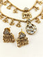 Girisha White Antique Doubled Layer Necklace Set