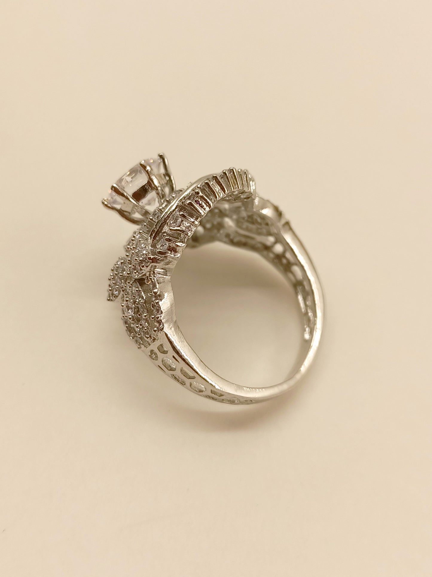 Ferhana American Diamond Finger Ring