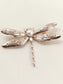 Raavi Rose Gold Dragonfly Brooch