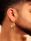 Dheer Golden Men's Earring