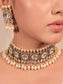 Mahira White Victorian Necklace Set