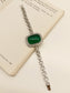 Clemence Green American Diamond Necklace Set