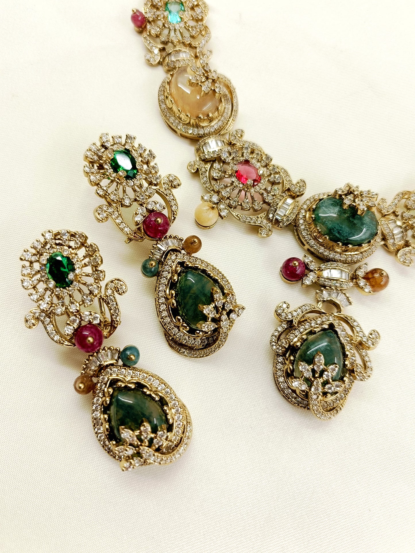 Bharni Multi Colour Boutique Necklace Set