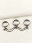 Fritha Multi Colour Oxidized Finger Ring