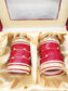 Rudrakshi Traditional Red Punjabi Chura