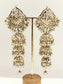 Nihali White Jadau Jhumki