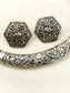 Reet Maroon Tribal Oxidized Hasli Choker Set