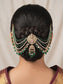 Bhagyalaxmi Green Hair Brooch
