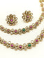 Irie R & G Double layered Polki Necklace Set