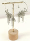 Ishika White American Diamond Earrings