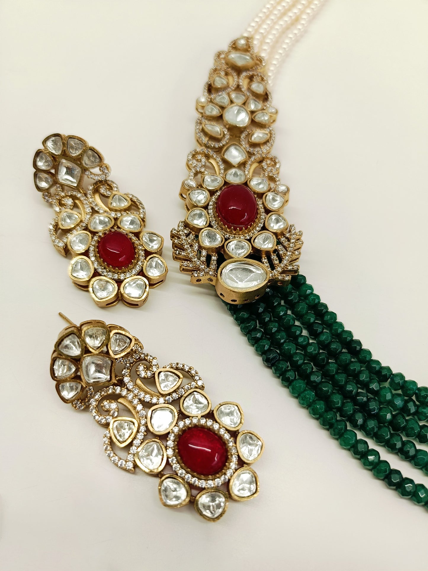 Pritee M & G Long Boutique Necklace Set