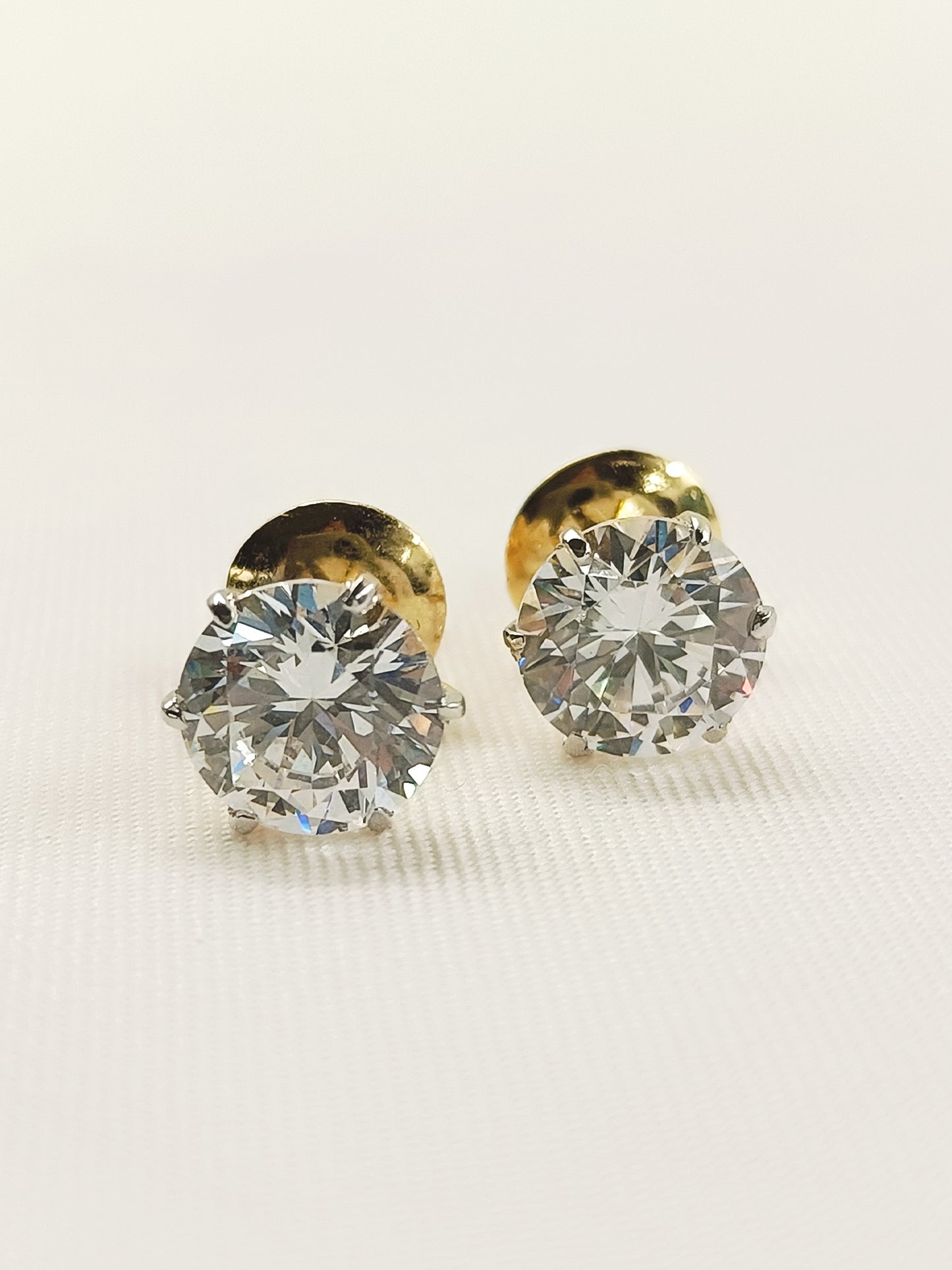 Aarehi 92.5 Silver Swarovski Stone Tops