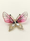 Janiyah Majenta Butterfly Brooch