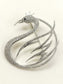 Trapti Silver Swan Brooch