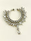 Shifa White American Diamond Nath