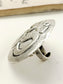 Lukesh Silver Tribal Men's Ring