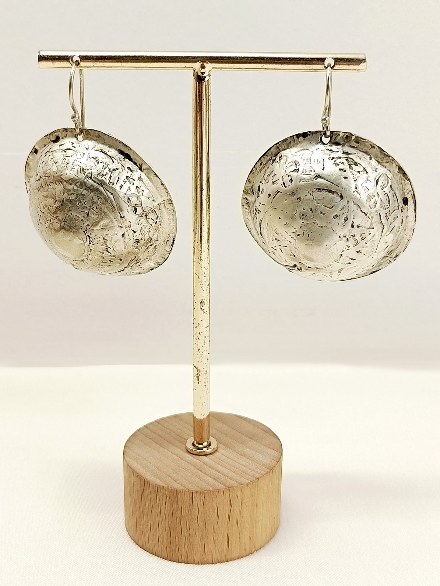 Nitin Silver Tribal Men's Earring