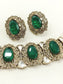 Pavitra Green Victorian Choker Set