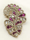 Sarvesh Ruby Men's Brooch