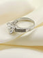 Nazo 92.5 Silver Swarovski Stone Finger Ring