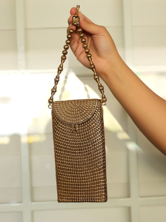 Sidra Golden Mobile Pouch