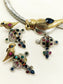 Kaaviya Multi Colour Oxidized Hasli Styled Choker Set