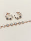 Laney White American Diamomd Necklace Set