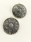 Yogi Silver Mandala Coin Men's Ear Cuff