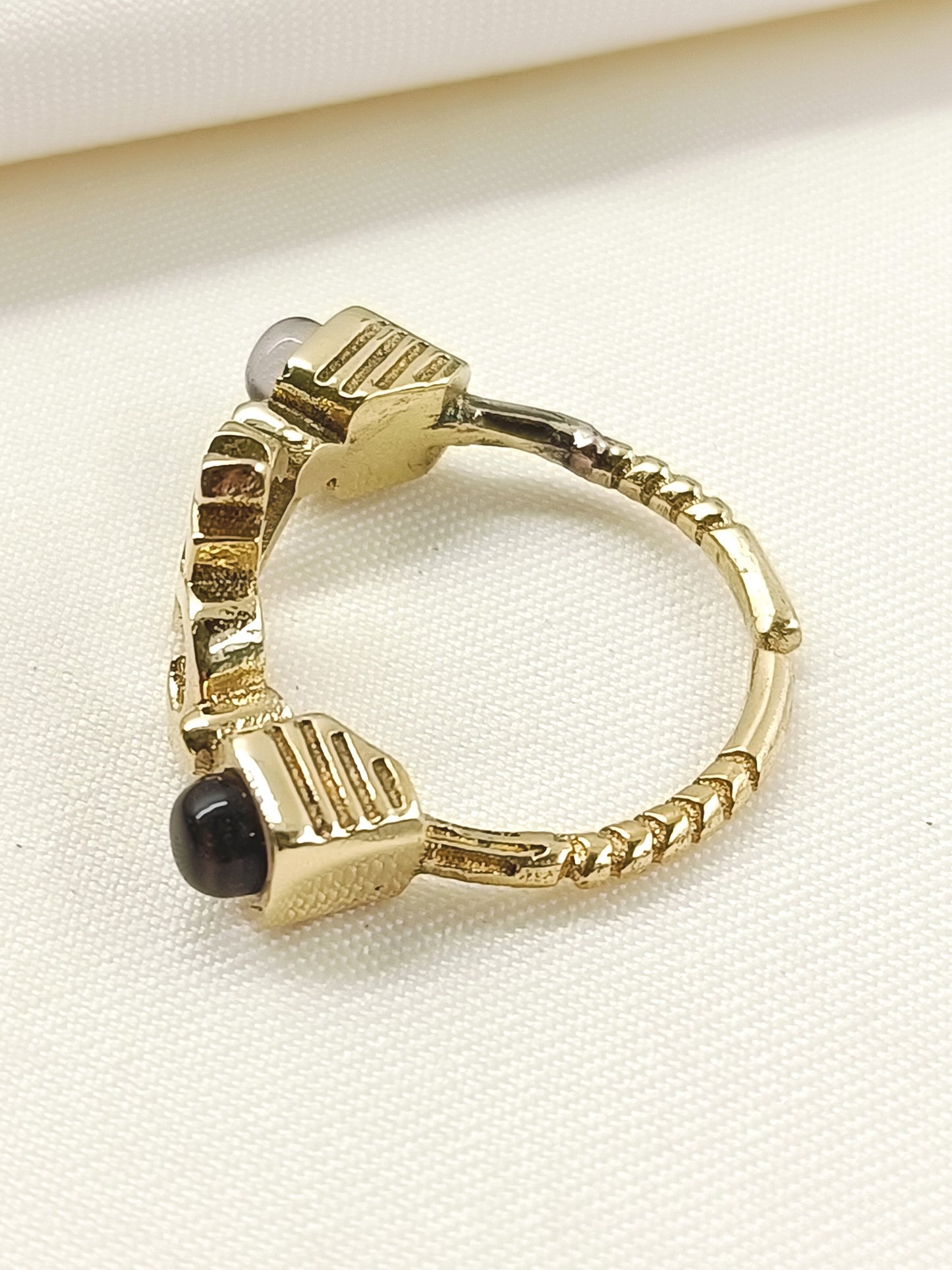 Kasav Brown Men's Finger Ring