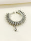 Shravya White American Diamond Nath