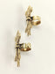 Reigna Golden Men's Earrings
