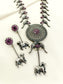 Priyasha Ruby Oxidized Necklace Set