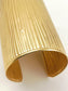 Dvah Gold Matte Broad Cuff Bracelet