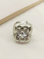 Josie White American Diamond Finger Ring