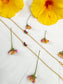 Zinovia M & G Lotus Flower Kundan Anklet