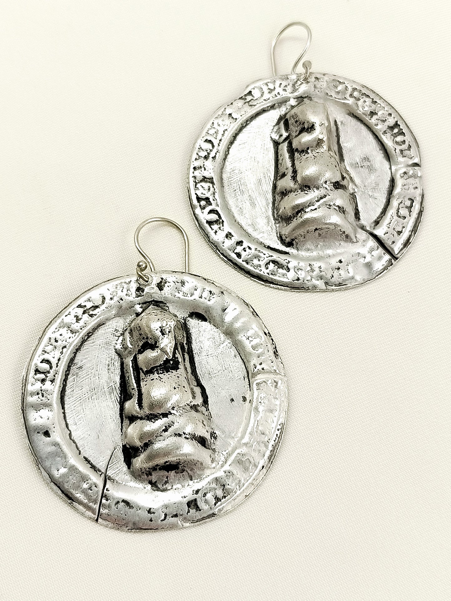 Nishad Silver Tribal Men's Earring