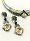 Anabia Black Oxidized Choker Set