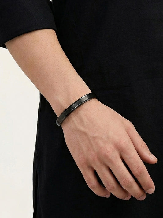 Shiven Black Men's Bracelet