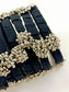 Fariha Black Fabric Bangles with Ghungroo