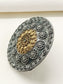 Kisori White Oxidized Finger Ring