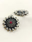 Bharti Ruby Surya Mandala Rava Clip Oxidized Cuff Pair