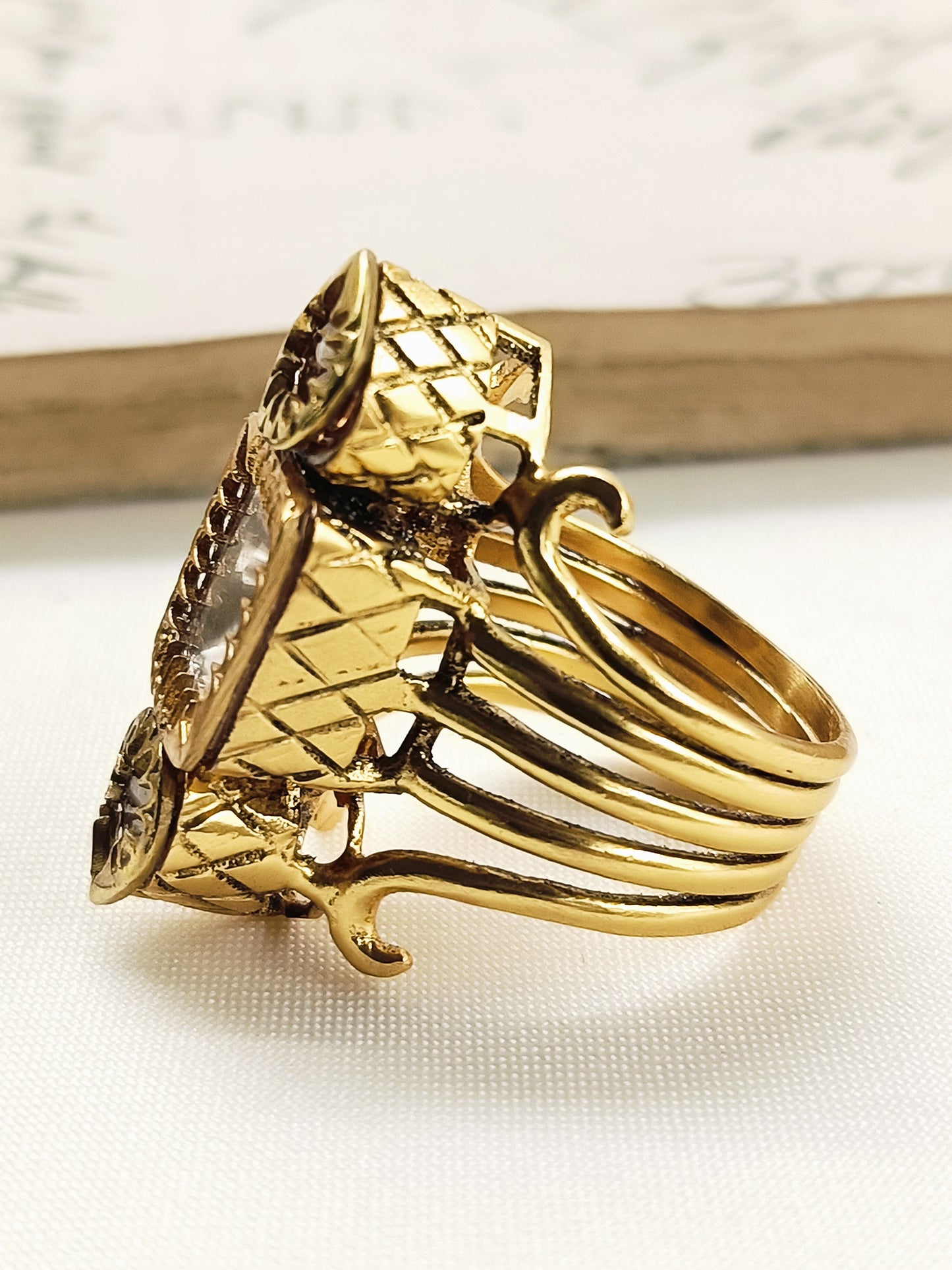 Aiyana 92.5 Silver Moissonite Finger Ring