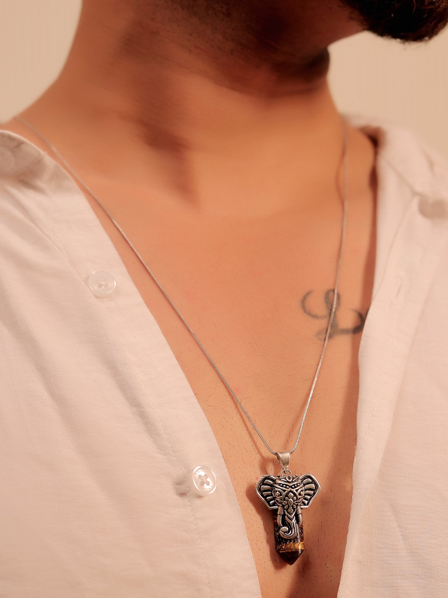 Aviraj Brown Men's Neckpiece
