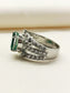 Theresa Green 92.5 Silver American Diamond Finger Ring