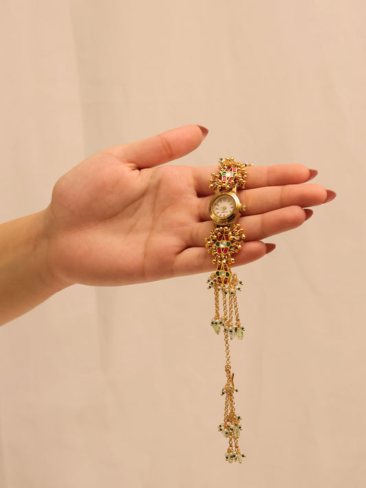 Neelakshi's Paachi Kundan Watch